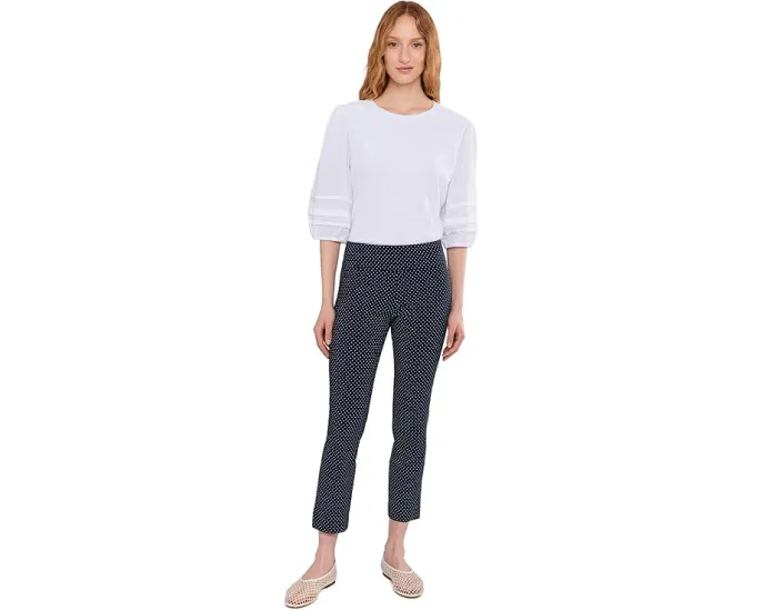 Mixed Signals - Knit Woven Combo Top With Balloon Sleeves