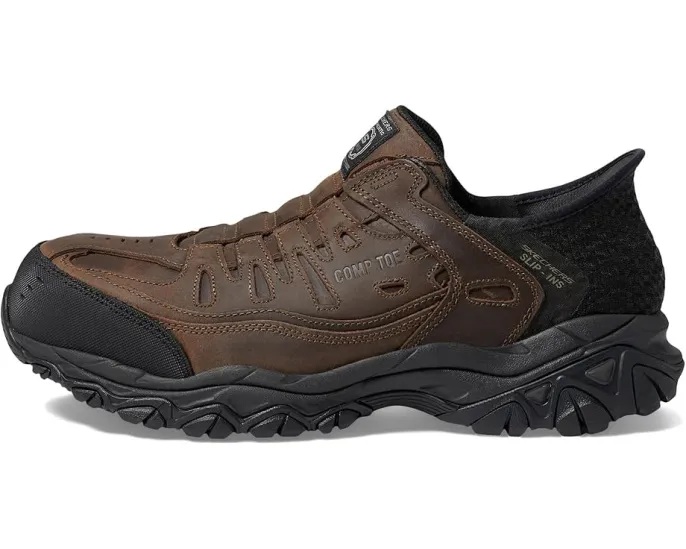 Рабочие ботинки Skechers Holdredge Ryker с композитным мыском и устойчивой к скольжению подошвой