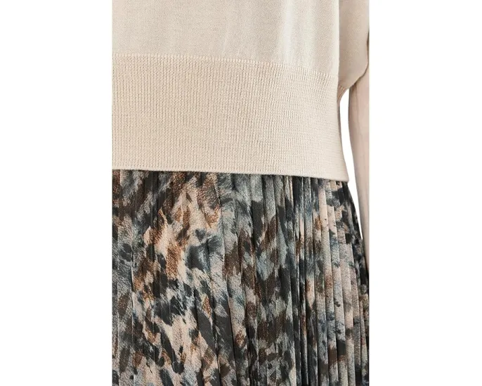 Комплект AllSaints Anni с плиссированным платьем и коротким джемпером