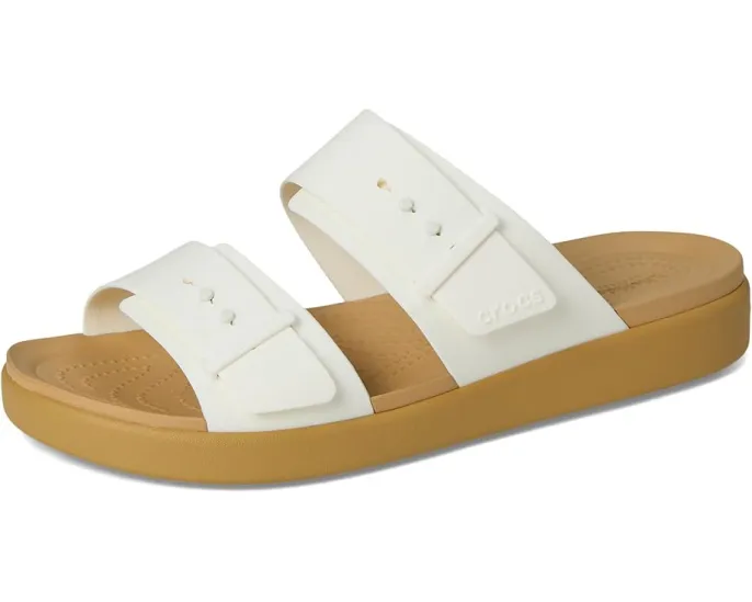 Босоножки Crocs Brooklyn Buckle Low Wedge на платформе