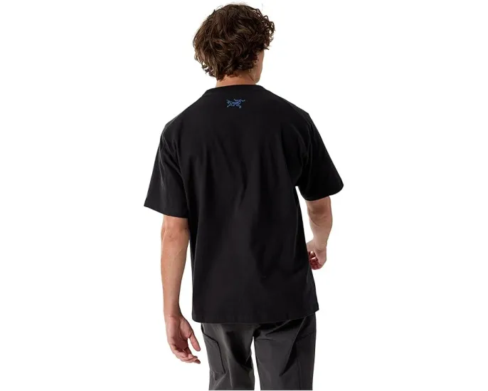 Футболка Arc'teryx Kragg Cotton Lithographica с принтом из хлопка