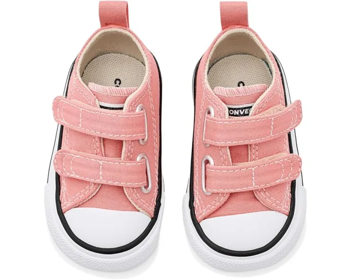 Converse Kids кеды Chuck Taylor 2V Ox для малышей на липучке с прочным верхом