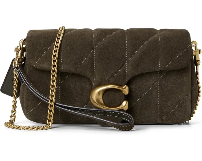 COACH Сумка кроссбоди Tabby Chain 19 с стежкой и съемным ремнем