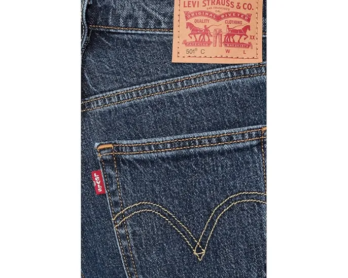 Джинсы Levi's 501 Curve для женщин с прямым кроем и высокой посадкой