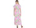 Макси-платье Keenan с запахом и цветочным принтом Lilly Pulitzer