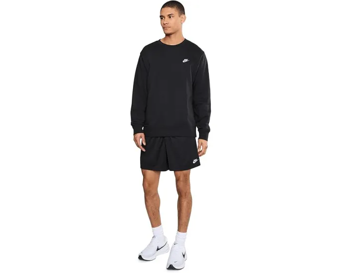 Шорты Nike Club Mesh Flow с сетчатой тканью и карманами