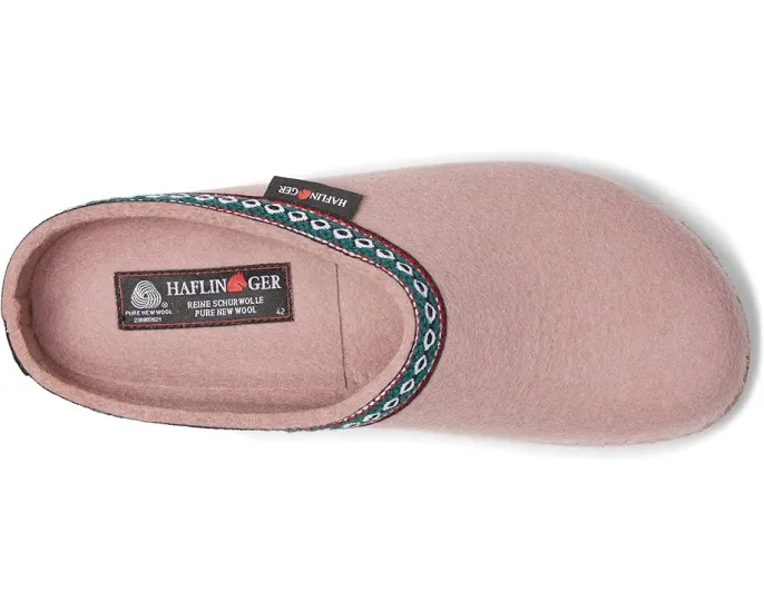 Haflinger GZ домашняя обувь с текстильным верхом и круглым носком