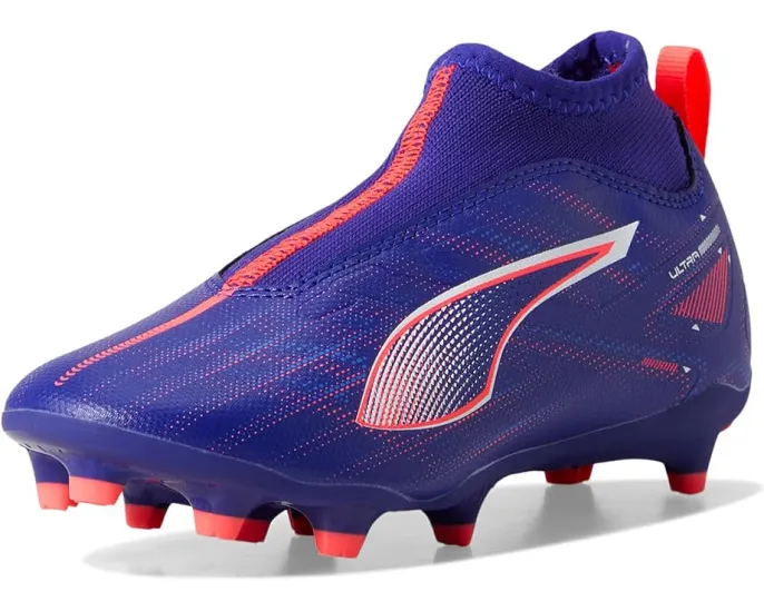 Детские бутсы Puma Ultra Match Laceless Firm Artificial Ground с поддержкой стопы