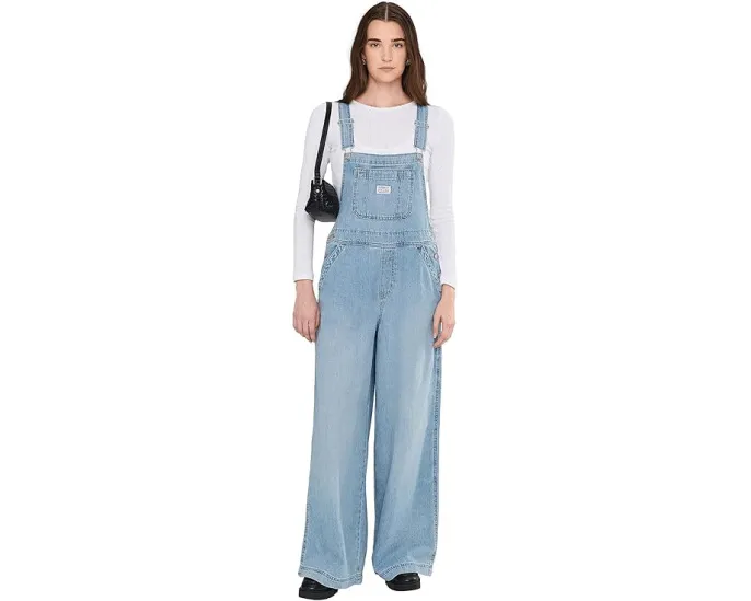 Комбинезон Levi's® Premium XL с широкими штанинами и нагрудным карманом