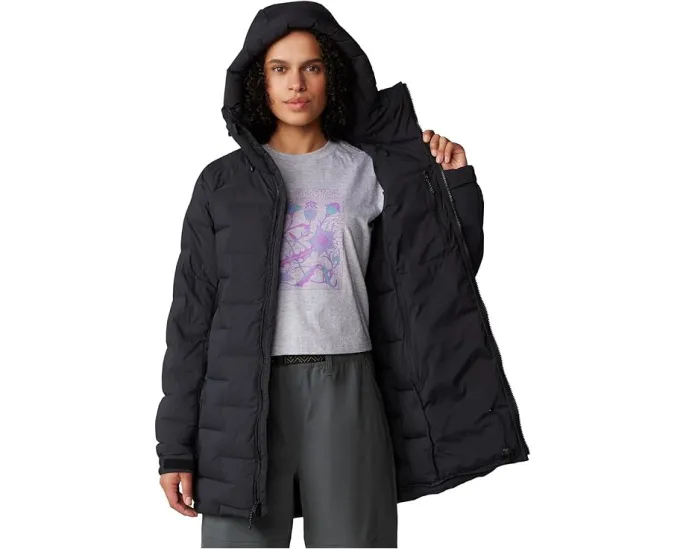 Пуховая парка Mountain Hardwear Stretchdown с капюшоном и утеплителем 700 fill