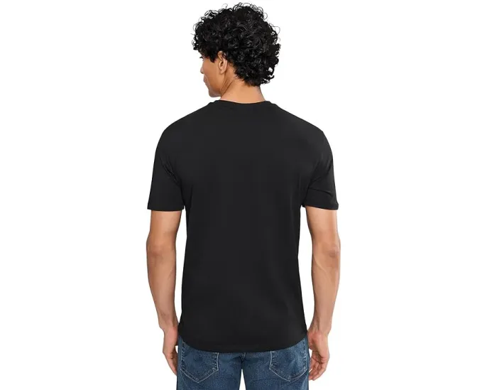 Хлопковая футболка с логотипом Armani Exchange