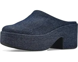 Мюли FitFlop Platfforms Denim на каблуке с клиновидной подошвой