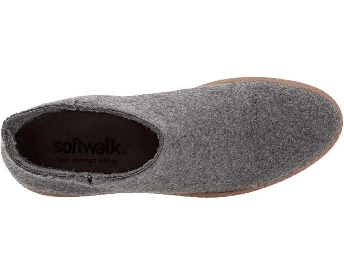 Ботильоны SoftWalk Izzy из войлока с резиновой подошвой