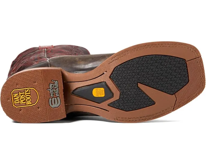 Ковбойские сапоги Dan Post Jacob с широким квадратным носком и каблуком стокман