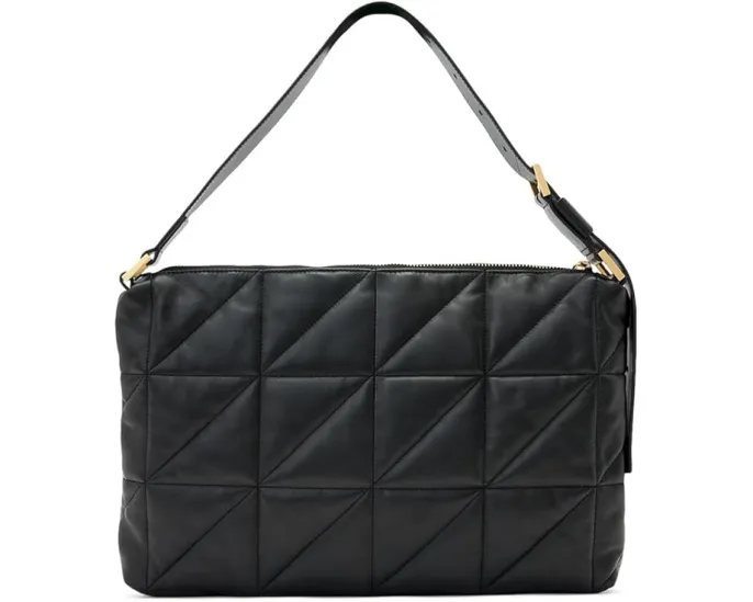 Сумка через плечо AllSaints Edbury Quilt из стеганой кожи с металлической фурнитурой