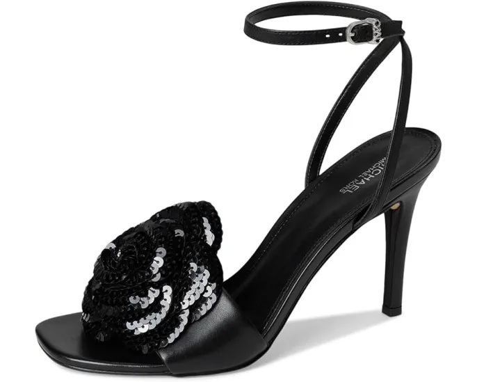 Босоножки Elodie на шпильке с цветочным декором от MICHAEL Michael Kors