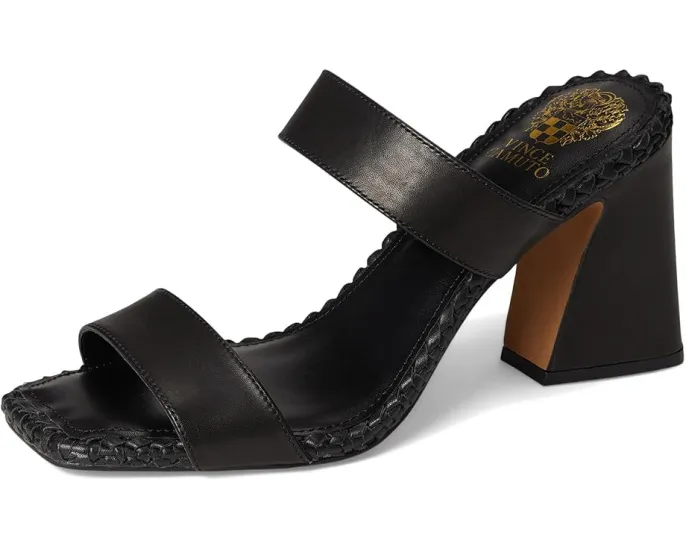 Босоножки Vince Camuto Kaden мюли на квадратном каблуке с декоративной строчкой