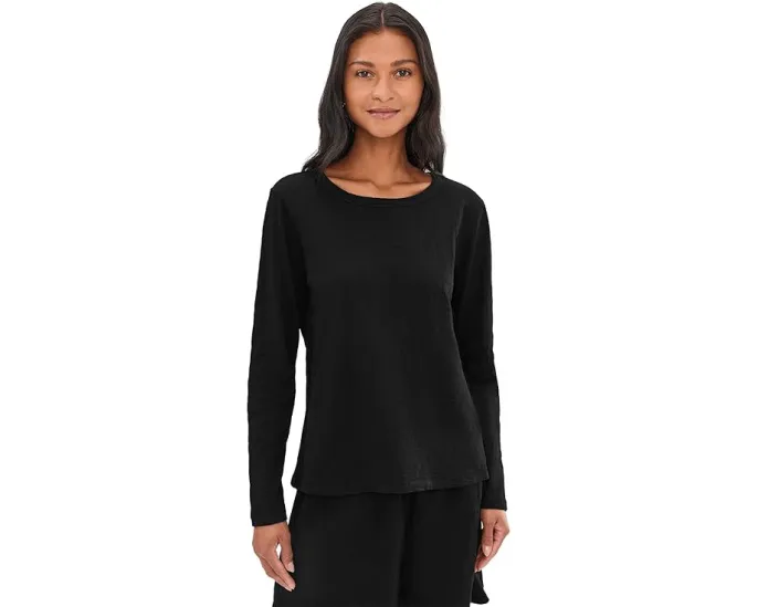 Длинная футболка Mod-o-doc с круглым вырезом и длинными рукавами