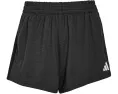 Шорты adidas Kids из меланжевого джерси с карманами и регулируемым поясом