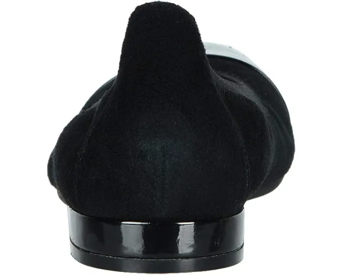 Лоферы David Tate Nicole из замши с мыском из лаковой кожи