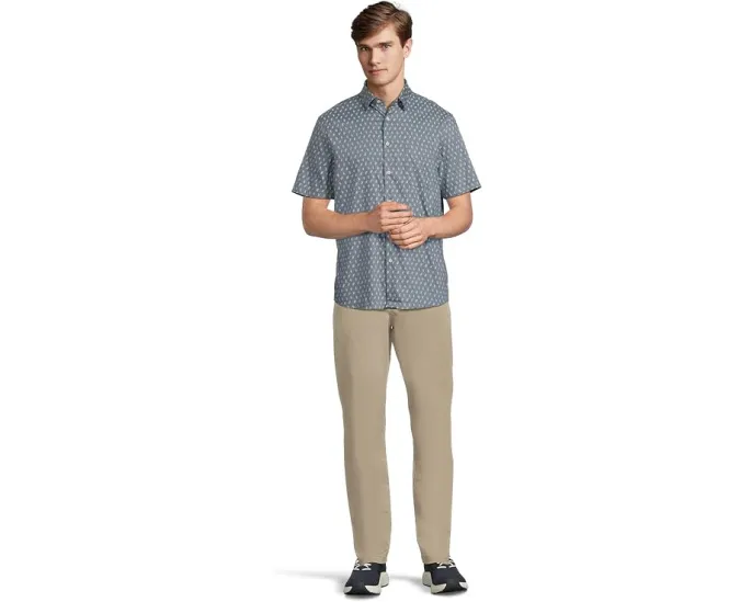 Рубашка с коротким рукавом Movement Monterrey из смеси Supima хлопка Faherty