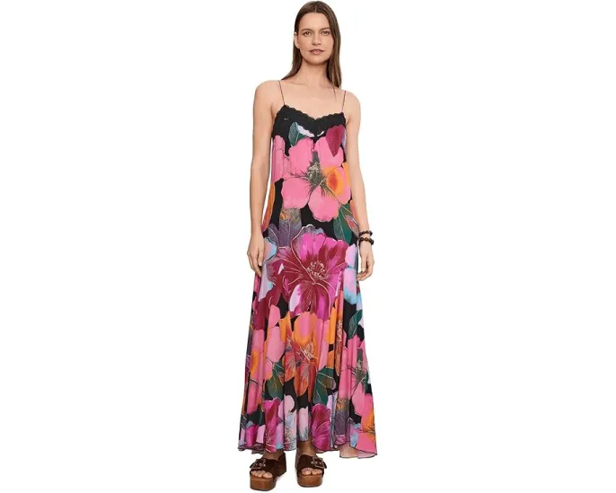 Макси-платье Bloomspell Free People с романтичным кружевом