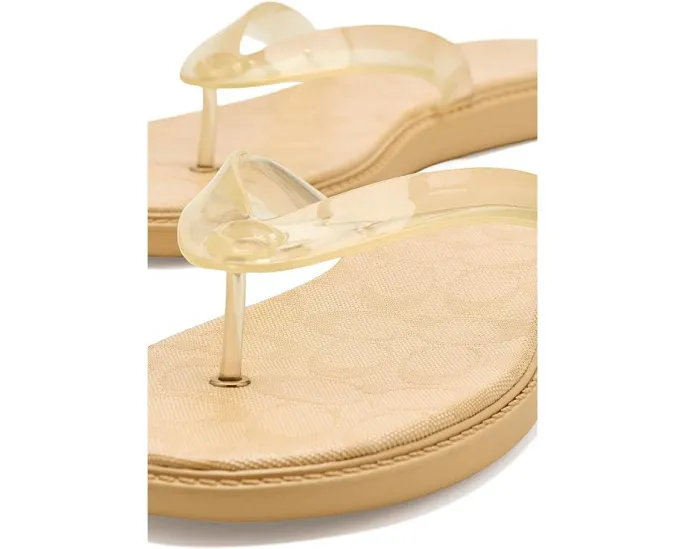 Шлепанцы Jelly Flip Flops COACH из глянцевого пластика