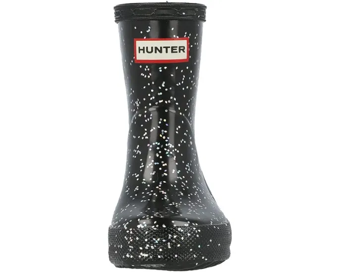 Детские резиновые сапоги Hunter Kids Original First Classic Giant Glitter с блестками