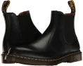 Челси Dr. Martens 2976 Yellow Stitch из гладкой кожи с минималистичным дизайном