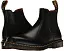 Челси Dr. Martens 2976 Yellow Stitch из гладкой кожи с минималистичным дизайном