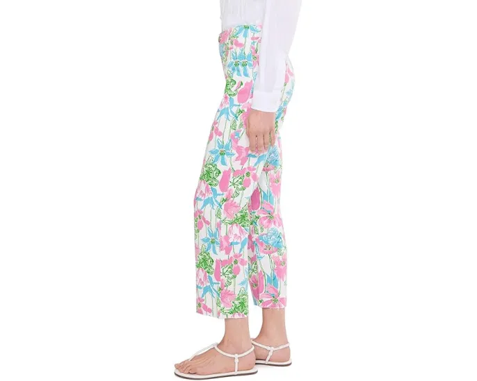 Джинсы Harleen с высокой посадкой и расклешенным краем Lilly Pulitzer