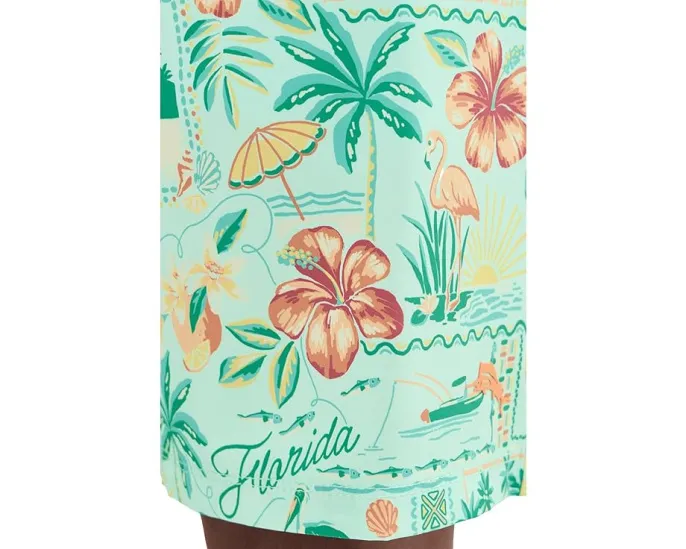 Tommy Bahama Шорты Baja Florida Fun 8 с цветочным принтом и защитой UPF 30