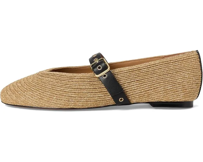 Туфли Madewell Remy Mary Jane на плоском ходу из соломки