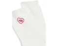 Носки UGG Rib Knit Slouchy Quarter Love с вышитым сердцем