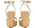Босоножки Nine West Hanlow на танкетке черные