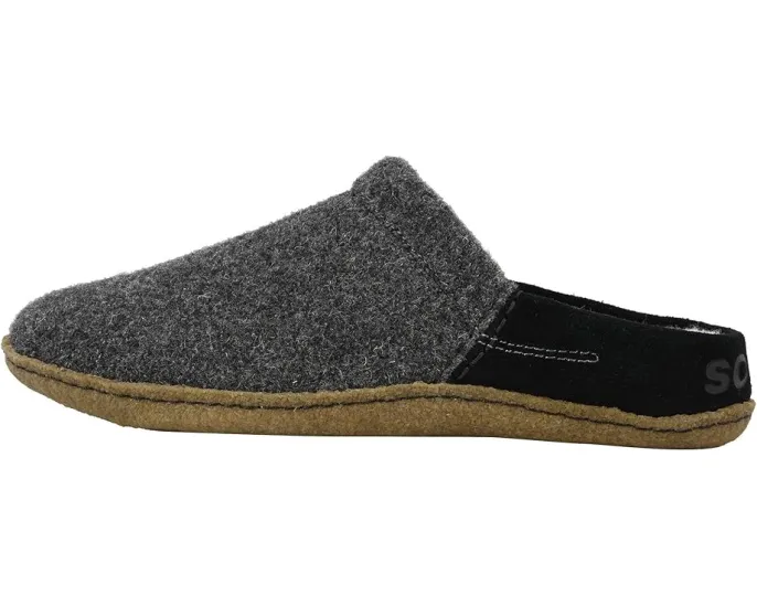 Тапочки SOREL Nakiska Scuff из замши и войлока с подошвой для улицы