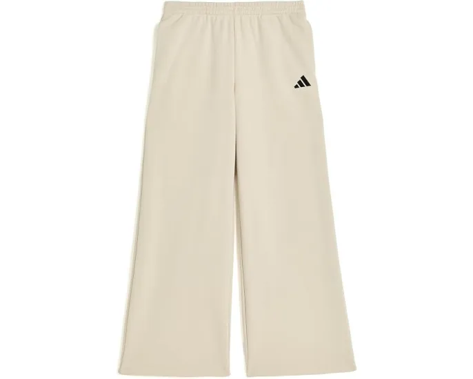 adidas Штаны для детей на эластичном поясе из флиса с широкими штанинами