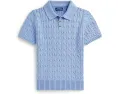 Детский свитер поло Polo Ralph Lauren Kids с жаккардовым узором для старших детей