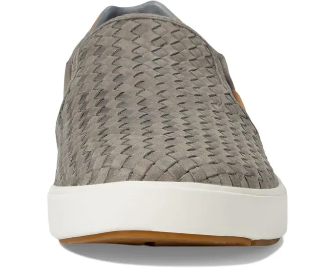 OluKai Lae'ahi Lauhala лоферы из кожи с текстильной подкладкой