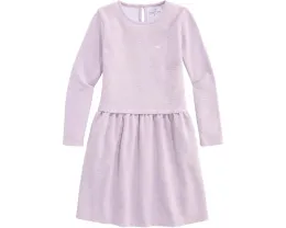 Блестящее платье для девочек с вышивкой кита и карманами Vineyard Vines Kids