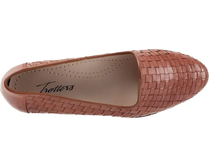 Trotters Лоферы Liz из плетеной кожи с удобной стелькой и стальным супинатором