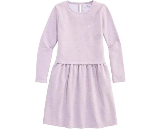 Блестящее платье для девочек с вышивкой кита и карманами Vineyard Vines Kids