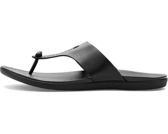 Кожаные сандалии Ho'opio Mele с узлом на перемычке и поддержкой от OluKai