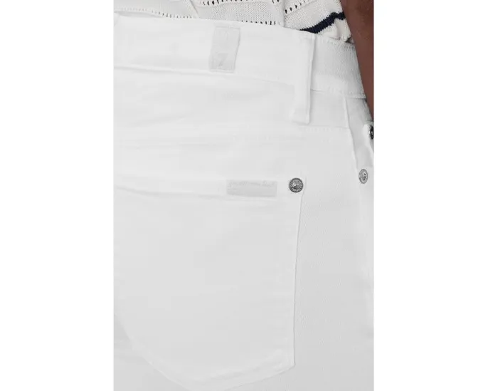 Укороченные джинсы Dojo 7 For All Mankind в цвете Soleil