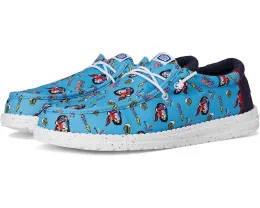 Кроссовки Hey Dude Wally Americana Party с принтом и эластичными шнурками