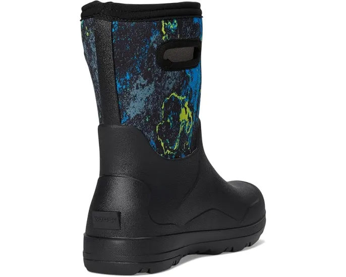 Детские резиновые сапоги Bogs Kids York Seamless с камуфляжным принтом и утеплением до -30°C