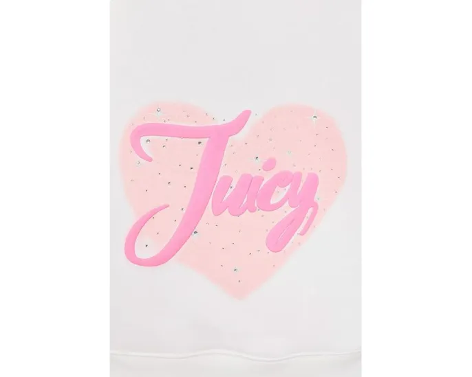 Худи Juicy Couture с регланными рукавами и пайетками Juicy спереди и сзади