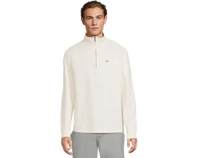 Водоотталкивающее поло Saltwater Quarter Zip от Vineyard Vines