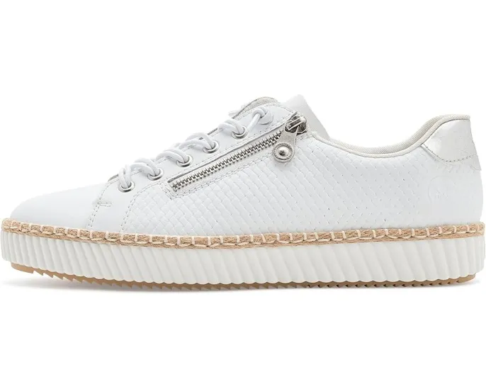 Кроссовки Rieker M2940 Enya 40 из гладкой кожи с молнией сбоку