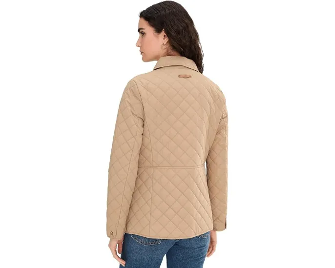 Куртка Lauren Ralph Lauren Blazer Quilt Contrast Lrl Embroid с утеплением и логотипом